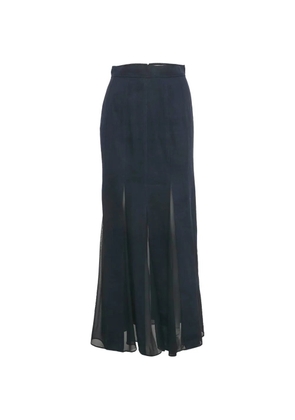 Max Mara Nicia pleated maxi skirt - Blue