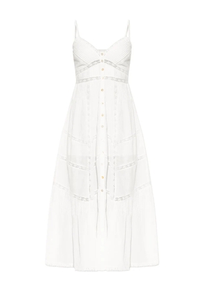 LoveShackFancy cotton midi dress - White