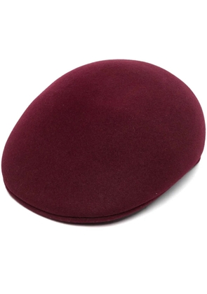 Borsalino felted-finish golf cap - Red