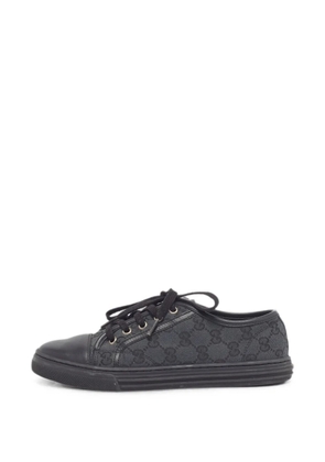 Gucci Pre-Owned lace-up sneakers - Black