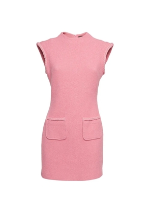 Maje Sleeveless tweed mini dress - Pink