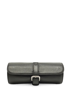Louis Vuitton Pre-Owned Taiga leather watch case - Black