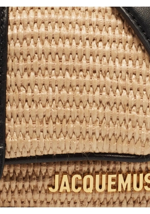 Jacquemus Pre-Owned Bambimou Le Petit raffia shoulder bag - Brown