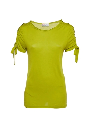 Red Valentino Vintage tie-detail T-shirt - Green