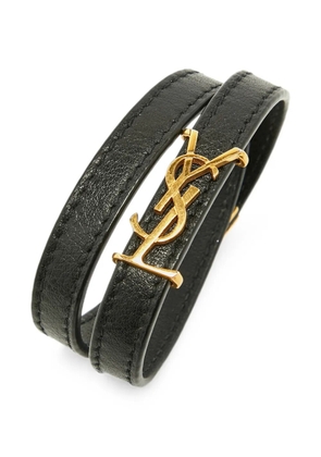 Saint Laurent Pre-Owned Opyum wrap bracelet - Black