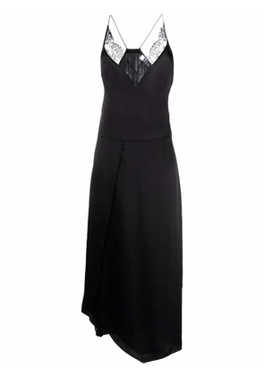 IRO lace-trim dress - Black