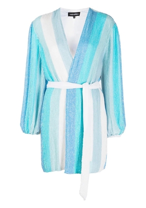 Retrofete Gabrielle striped wrap dress - Multicolour
