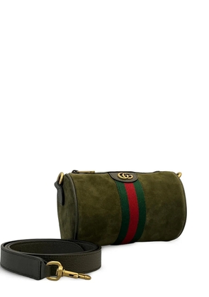 Gucci Ophidia stripe logo mini bag - Green