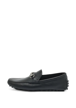 Gucci Pre-Owned Horsebit leather loafers - Black