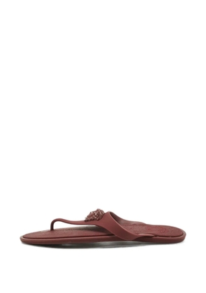 Versace Pre-Owned Medusa flat sandals - Red