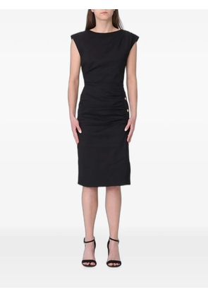PINKO Alissa ruched midi dress - Black