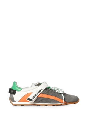 DSQUARED2 DC-642 leather-panel sneakers - Grey