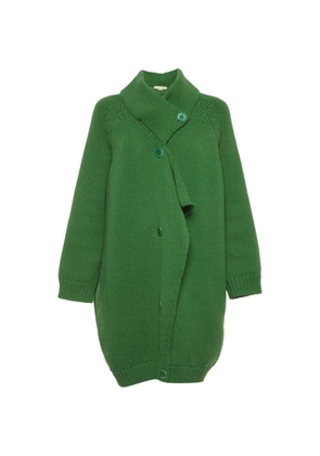 Stella McCartney Pre-Owned kniitted oversized coat - Green