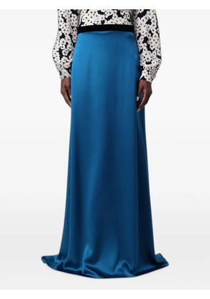 Valentino Garavani Valentina silk maxi skirt - Blue