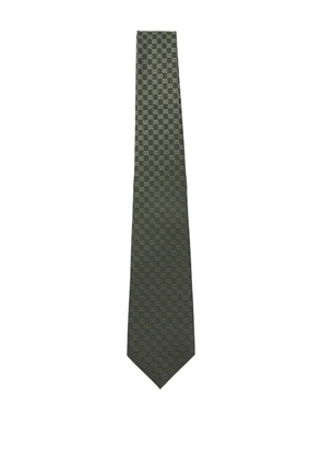 Gucci monogram tie - Green
