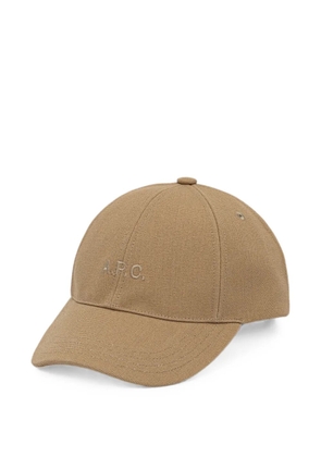 A.P.C. Charlie baseball cap - Brown