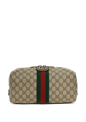 Gucci Ophidia logo wash bag - Neutrals
