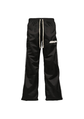 RRR123 Flagship Apostol logo-print side-stripe track pants - Black