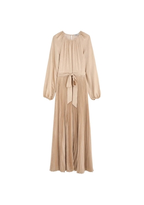 Simkhai Varenya pleated belted maxi dress - Neutrals