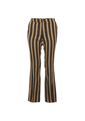 Etro Pre-Owned striped knit trousers - Black