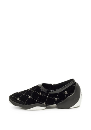 Giuseppe Zanotti Vintage velvet sneakers - Black