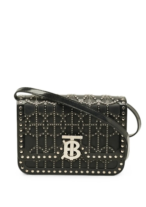 Burberry Pre-Owned TB studded shoulder bag - Black