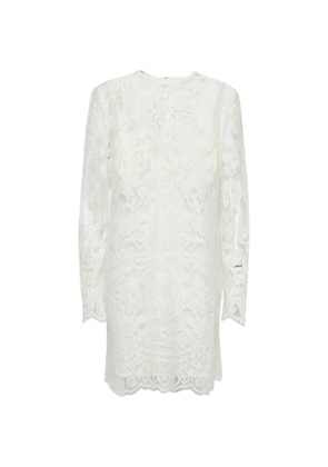Dolce & Gabbana Pre-Owned lace midi dress - White