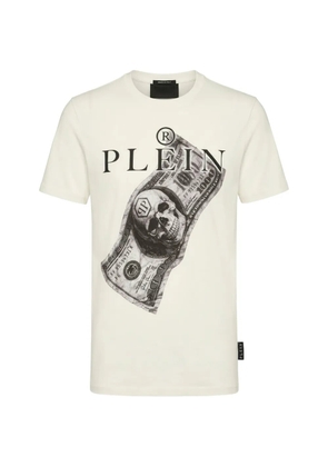 Philipp Plein jersey T-shirt Dollar - Neutrals