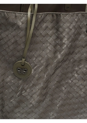 Bottega Veneta Pre-Owned intrecciato tote bag - Grey