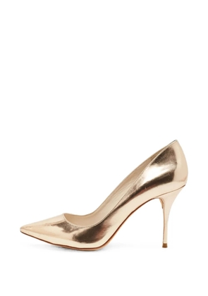 Sophia Webster Coco Flamingo pointed-toe pumps - Gold