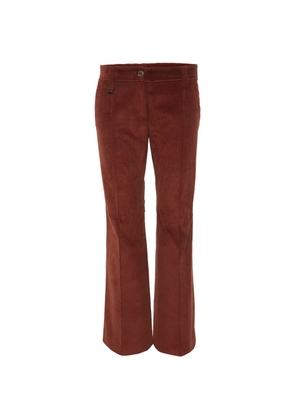 Dolce & Gabbana Pre-Owned corduroy straight-leg trousers - Brown