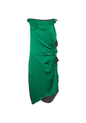 Lanvin Pre-Owned 2013 ruffled midi dress - Black