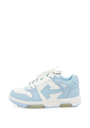Off-White Pre-Owned Out Of Office lace-up leather sneakers - Blue