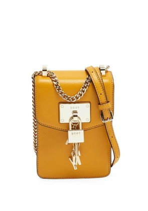 DKNY Vintage Elissa logo-lock cross body bag - Yellow