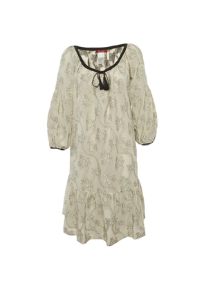 Max Mara floral midi dress - Neutrals