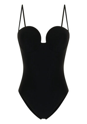 Magda Butrym bustier-neck swimsuit - Black