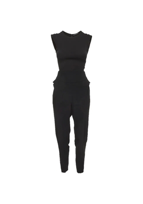 Alexander McQueen Pre-Owned cape sleeve jumpsuit - Black