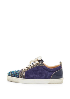 Christian Louboutin Pre-Owned Louis Junior Spikes sneakers - Purple