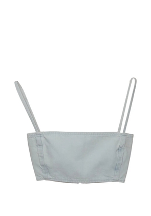 Alaïa Pre-Owned bandeau bustier top - Blue