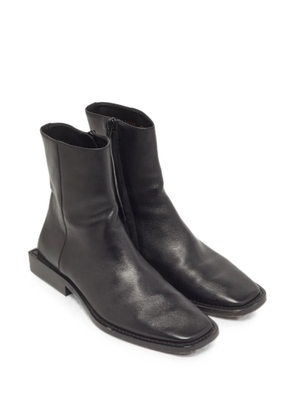 Balenciaga Pre-Owned square-toe ankle boots - Black