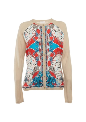 Versace Pre-Owned crew-neck cardigan - Neutrals