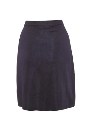 Ferragamo Pre-Owned pleated mini skirt - Blue