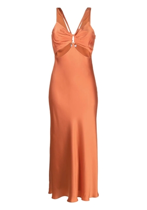 Simkhai cut-out slip dress - Orange