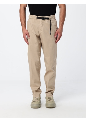 PEUTEREY Straight-Leg Pants in Stretch Cotton with a Drawstring Waist