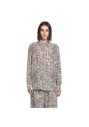 Python Print Silk Shirt