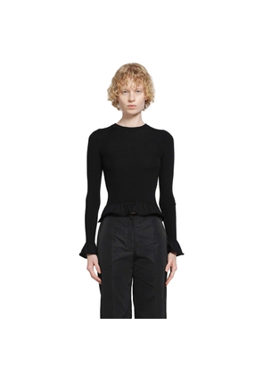 Ruffled Wool Jumper