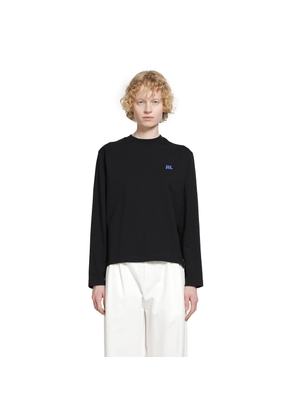 Cotton Crewneck Long Sleeve T-Shirt