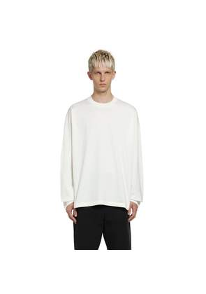 Cotton Crewneck Long Sleeve T-Shirt