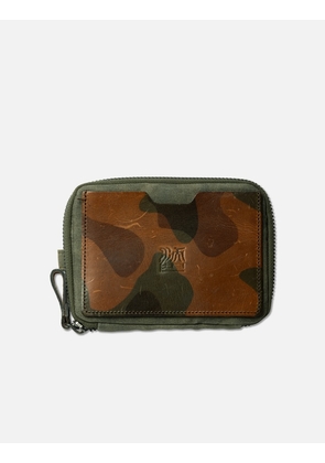 Nylon + Leather Passport Pouch
