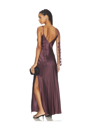 By Malene Birger Pascale Silk Dress in Purple. Size 34. Also in 36, 38, 40.